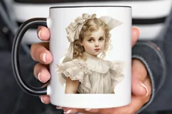 Victorian Little Girl PNG Clipart Product Image 2