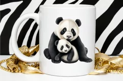 Baby Pandas Sublimation PNG Clipart Product Image 2