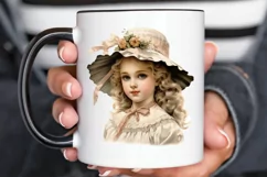 Victorian Little Girl PNG Clipart Product Image 2