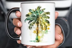 Watercolor Zipper image Palm Tree PNG Clipart Product Image 3