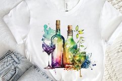 Watercolor Alcohol clipart png clipart Product Image 2