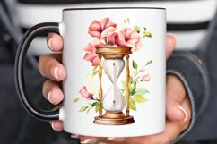 Hourglass Flower Watercolor PNG Clipart Product Image 3