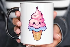Artistic Drawing Kawaii Ice Cream PNG Clipart Product Image 2