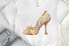 Birthday Queen Gold Sublimation PNG Clipart Product Image 3