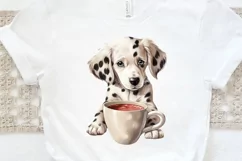 Dog Love Coffee PNG Clipart Product Image 3