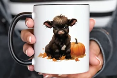 Baby Cow For Halloween Sublimation PNG Clipart Product Image 3
