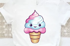 Artistic Drawing Kawaii Ice Cream PNG Clipart Product Image 3