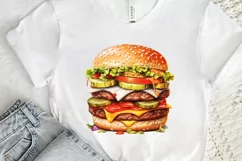 Big Hamburgers Sublimation PNG Clipart Product Image 3