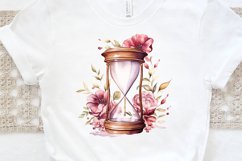 Hourglass Flower Watercolor PNG Clipart Product Image 2