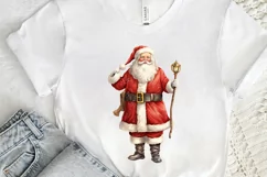 Watercolor Santa Claus PNG Clipart Product Image 3