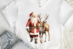 Watercolor Santa Claus PNG Clipart Product Image 3