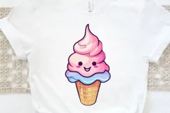 Artistic Drawing Kawaii Ice Cream PNG Clipart Product Image 3