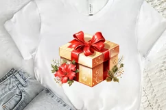 Cute Christmas Watercolor PNG Clipart Product Image 3