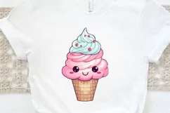 Artistic Drawing Kawaii Ice Cream PNG Clipart Product Image 2