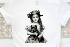 Victorian Little Girl PNG Clipart Product Image 3