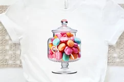 Fancy Clear Glass Candy Jar PNG Clipart Product Image 2