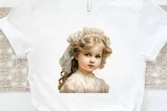 Victorian Little Girl PNG Clipart Product Image 3