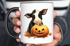 Baby Cow For Halloween Sublimation PNG Clipart Product Image 3