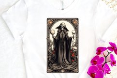 Skeleton Witch Tarot Card PNG Clipart Product Image 3