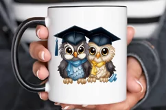 Graduation Owl Friends Sublimation PNG Clipart Product Image 3