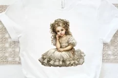 Victorian Little Girl PNG Clipart Product Image 3