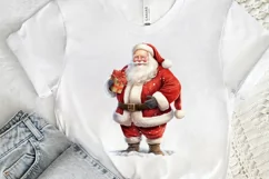 Watercolor Santa Claus PNG Clipart Product Image 3