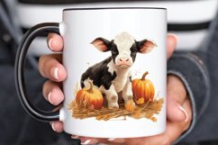 Baby Cow For Halloween Sublimation PNG Clipart Product Image 3