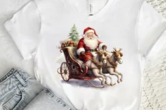 Watercolor Santa Claus PNG Clipart Product Image 3