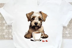 Dog Love Coffee PNG Clipart Product Image 3