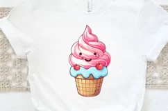 Artistic Drawing Kawaii Ice Cream PNG Clipart Product Image 2