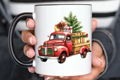 Christmas Truck PNG Clipart Product Image 3