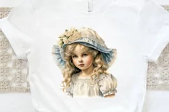 Victorian Little Girl PNG Clipart Product Image 3
