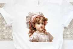 Victorian Little Girl PNG Clipart Product Image 3