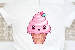 Artistic Drawing Kawaii Ice Cream PNG Clipart Product Image 3