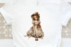 Victorian Little Girl PNG Clipart Product Image 3