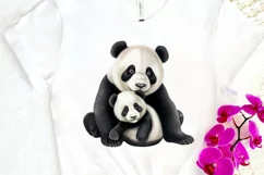 Baby Pandas Sublimation PNG Clipart Product Image 3