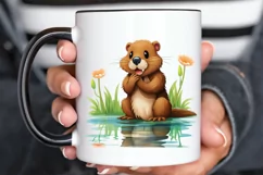 Woodland Baby Animals PNG Clipart Product Image 3