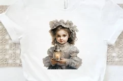 Victorian Little Girl PNG Clipart Product Image 3