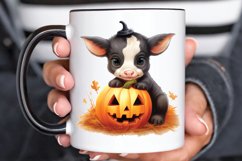 Baby Cow For Halloween Sublimation PNG Clipart Product Image 3