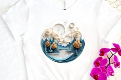 Paper Art Landscape PNG Clipart Product Image 3