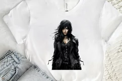 Gothic Fashion Girl PNG Clipart Product Image 3