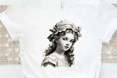 Victorian Little Girl PNG Clipart Product Image 3