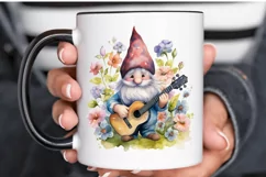 Watercolor Rockstar Gnome PNG Clipart Product Image 3