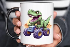 Dinosaur Monster Truck PNG Clipart Product Image 3