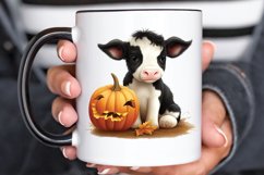 Baby Cow For Halloween Sublimation PNG Clipart Product Image 3