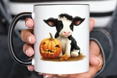 Baby Cow For Halloween Sublimation PNG Clipart Product Image 3