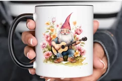 Watercolor Rockstar Gnome PNG Clipart Product Image 3