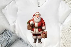 Watercolor Santa Claus PNG Clipart Product Image 3