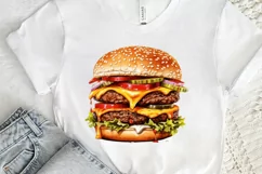 Big Hamburgers Sublimation PNG Clipart Product Image 3