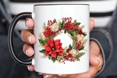 Christmas Holiday Wreath PNG Clipart Product Image 3